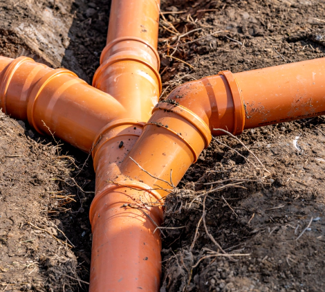 new sewer lines