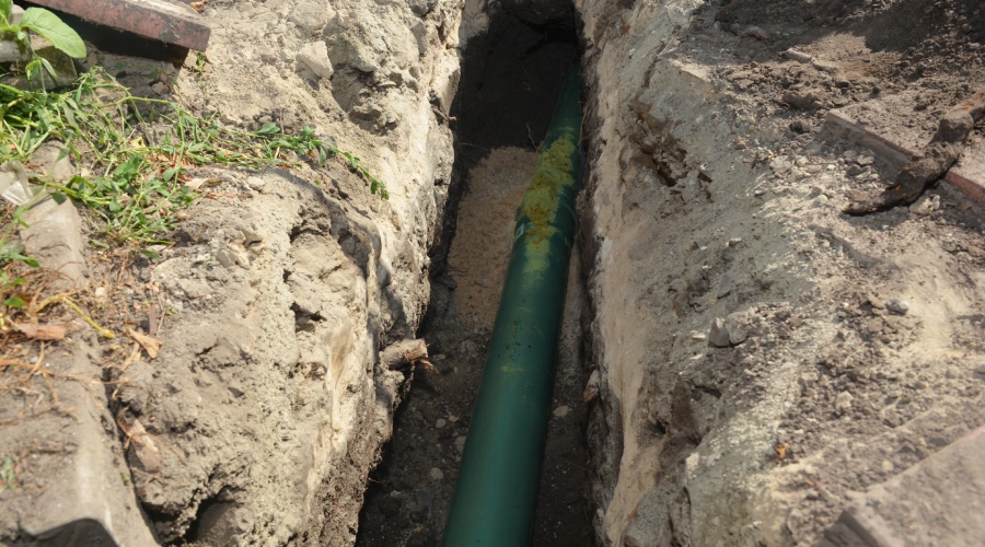 SP sewer line replacement